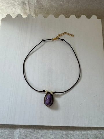 Puka Shell - Dark Brown